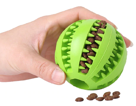 Мяч с едой.игрушки для собак